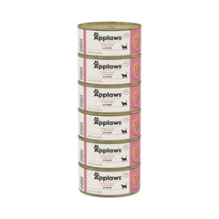 Applaws boîte avant contenant thon et crevette offrant repas naturel