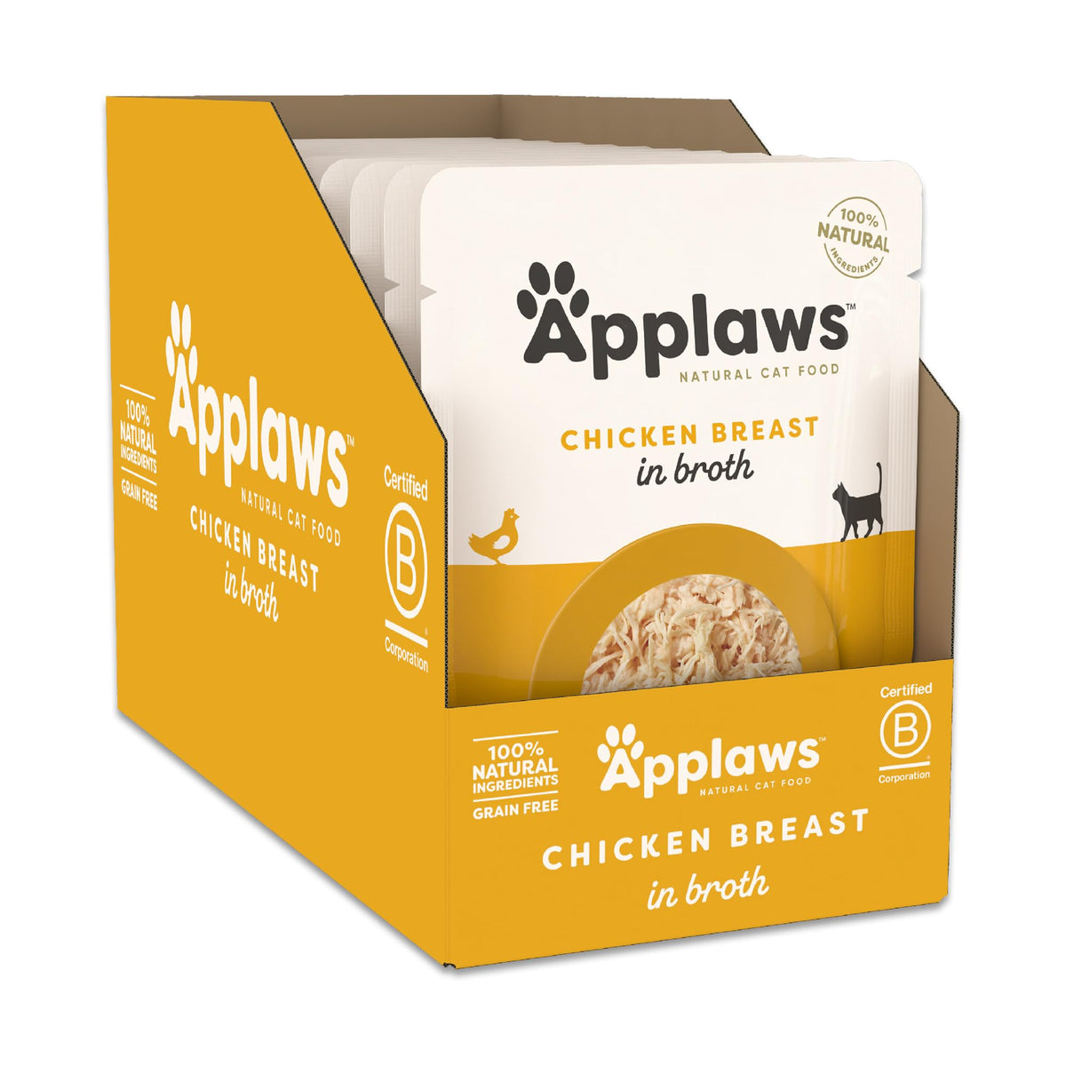Applaws pochettes avant présentation montrant emballage pratique et naturel