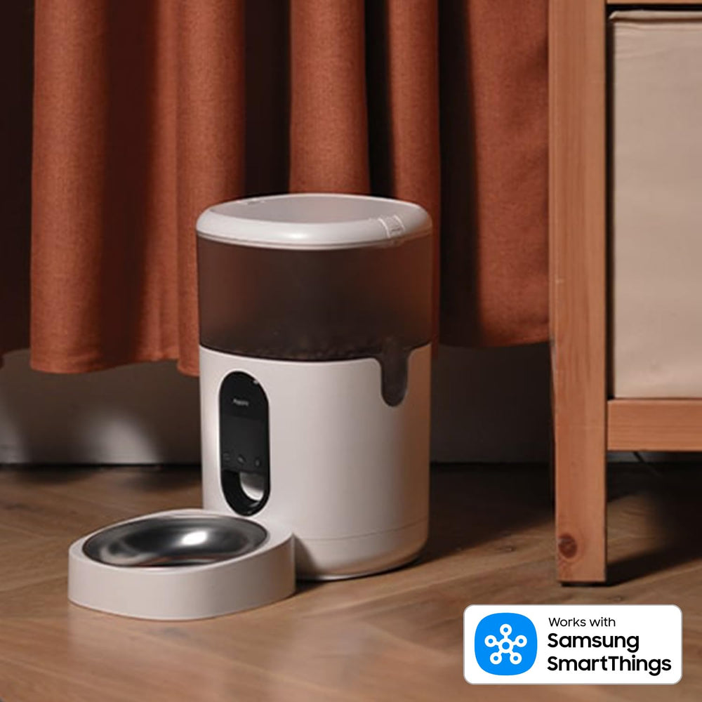 Aqara Smart Pet Feeder C1 avec emplacement batterie D-type en option pour secours alimentation