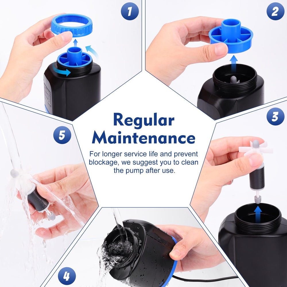 AQQA kit complet posé avec accessoires pour nettoyage efficace et modulable