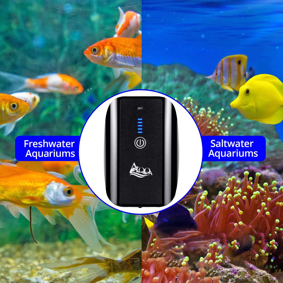 AQQA pompe à air ensemble accessoires câble USB adaptateur et tuyau inclus