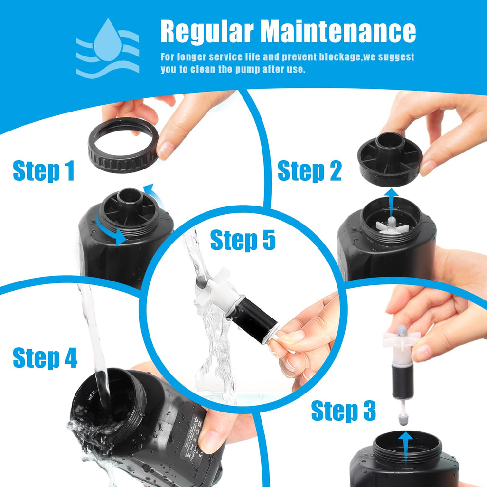 AQQA tubes d'extension montés adaptable selon hauteur d'aquarium