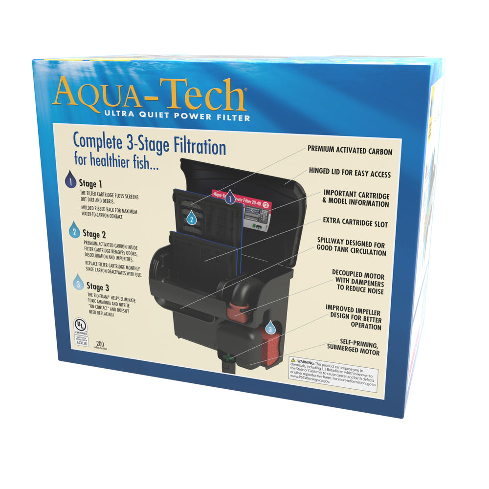 Aqua-Tech Bio-Foam détail montrant surface pour colonie bactérienne bénéfique