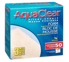 AquaClear gros plan de la mousse, structure poreuse bénéfique pour la filtration biologique