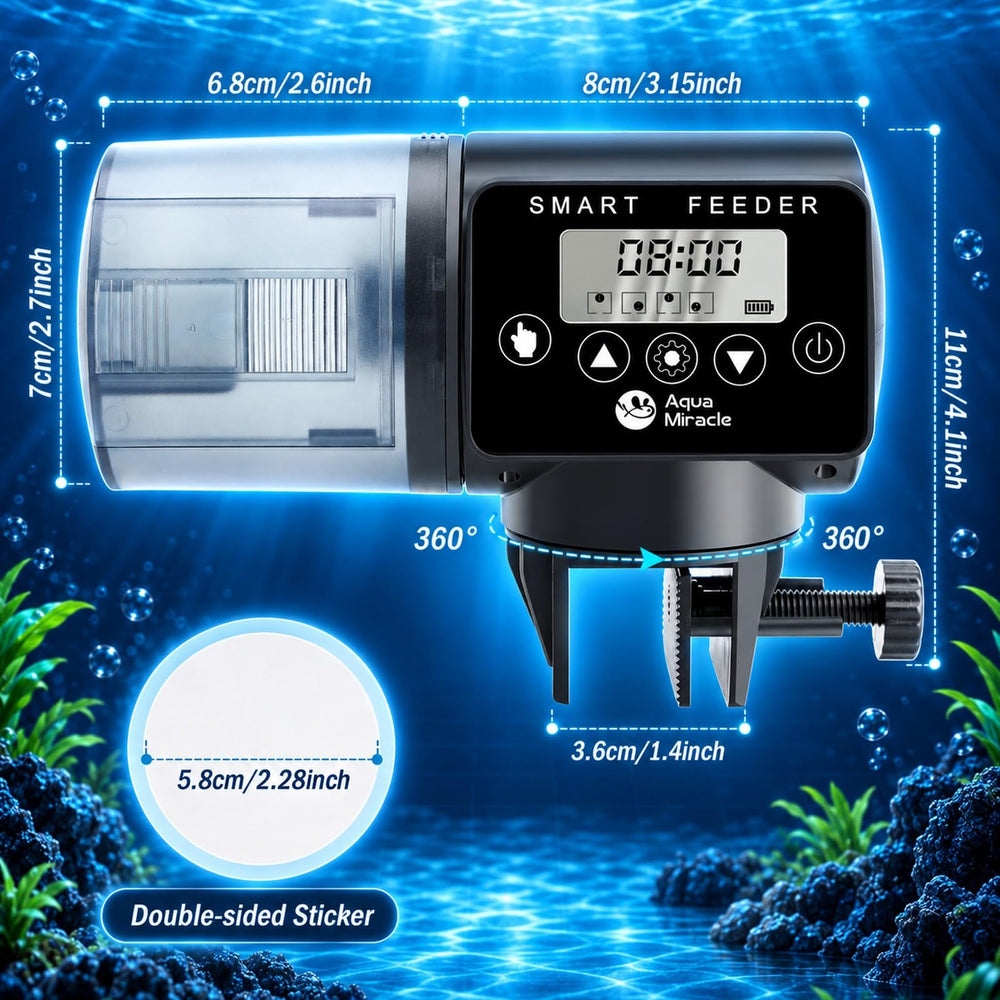 AquaMiracle assortiment de granulés et flocons compatibles et protégés