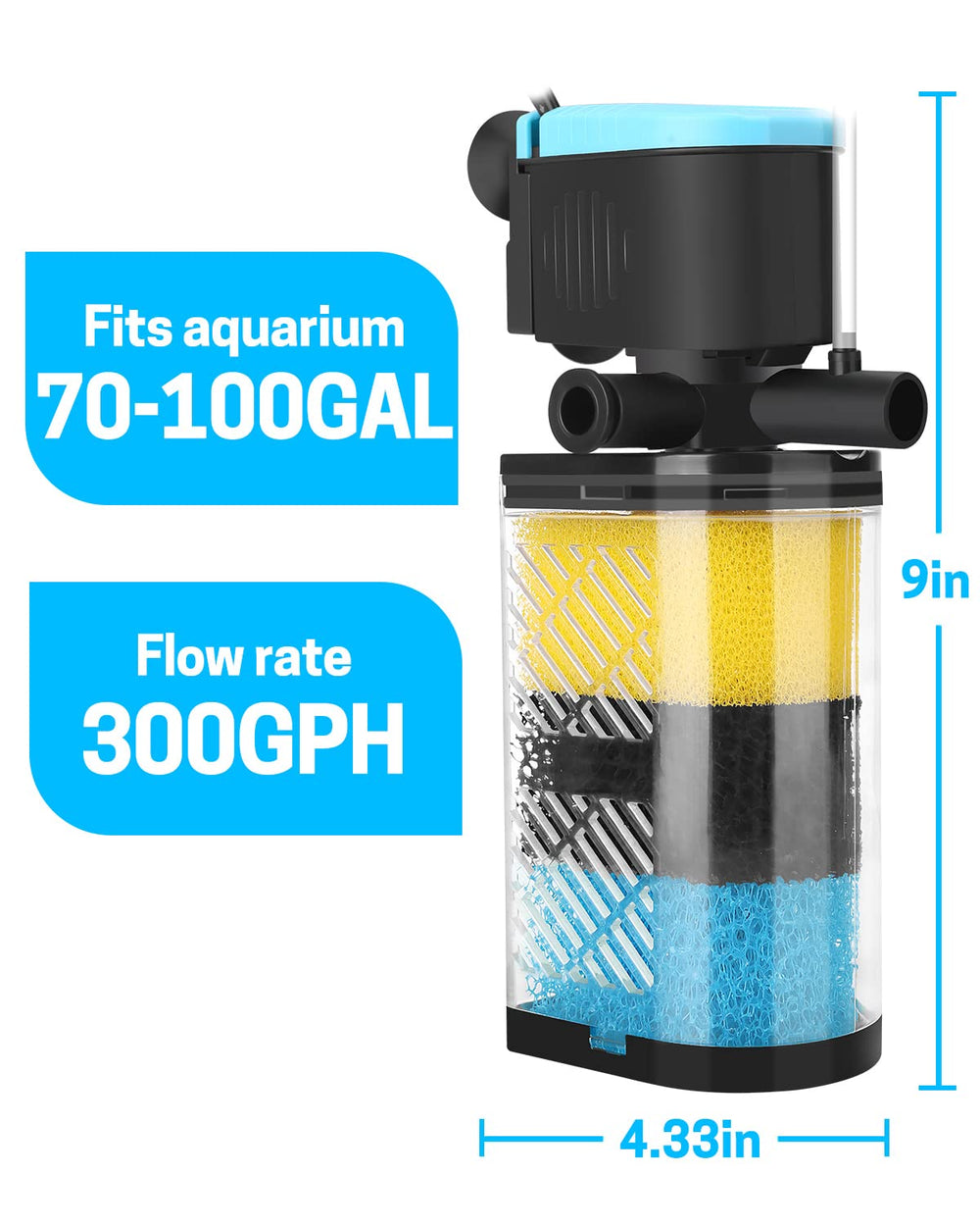 AquaMiracle mousses de remplacement visibles, code de rechange indiqué