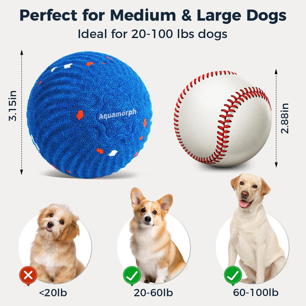Aquamorph comparaison taille à la main, dimension adaptée chiens moyens et grands
