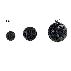 AQUANEAT sac réutilisable ouvert avec 50 bio balls pratique pour manipulation et rangement