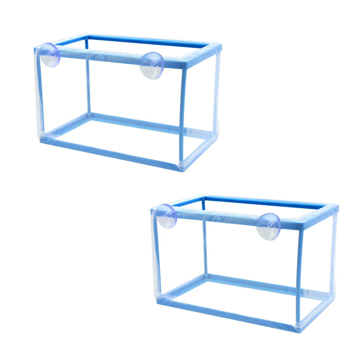 AQUANEAT filet breeder face avant montrant le cadre et les ventouses pour installation facile