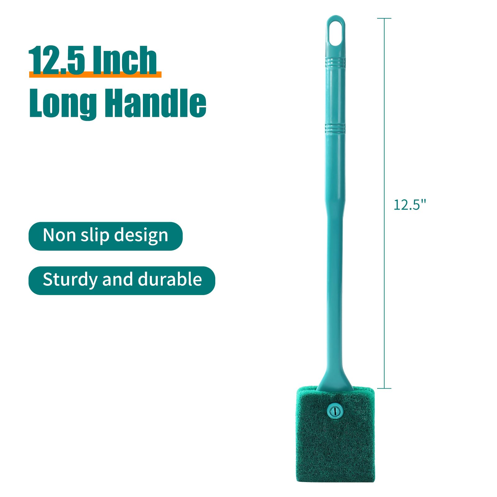AQUANEAT gros plan éponge double-face pour frottage efficace