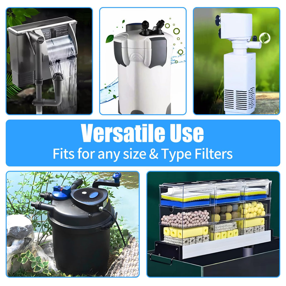 AQUANEAT plaque intégrée dans un aquarium illustrant filtration efficace