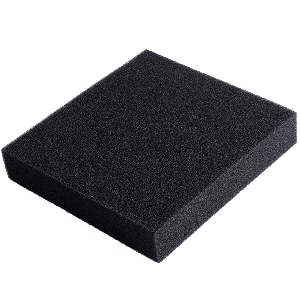 AQUANEAT mousse filtrante face avant montrant dimensions et coupe pratique