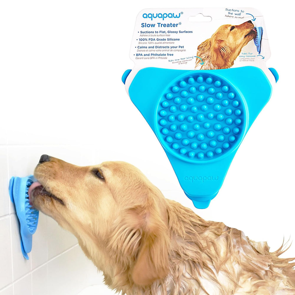 Aquapaw vue face avant montrant design et couleur bleue, maintien sûr