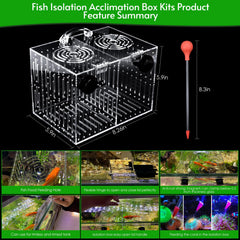 Aquarium Choice boîte en usage dans un bac récifal pour réduire le stress des poissons