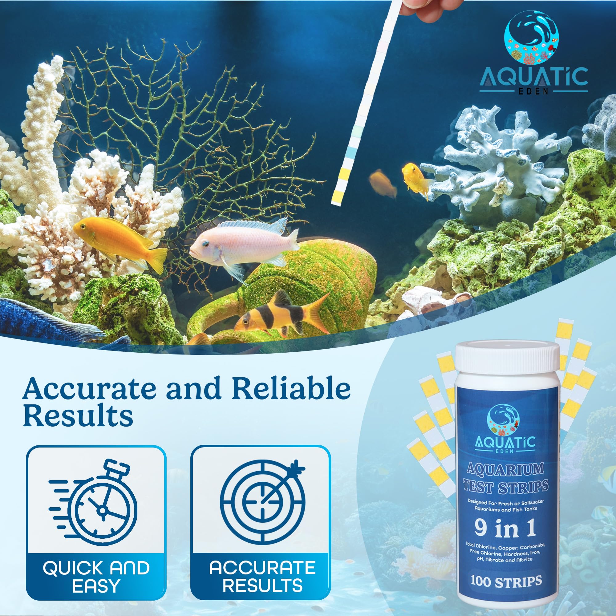 Aquatic Eden mise en situation dans un aquarium communautaire illustrant prévention des problèmes