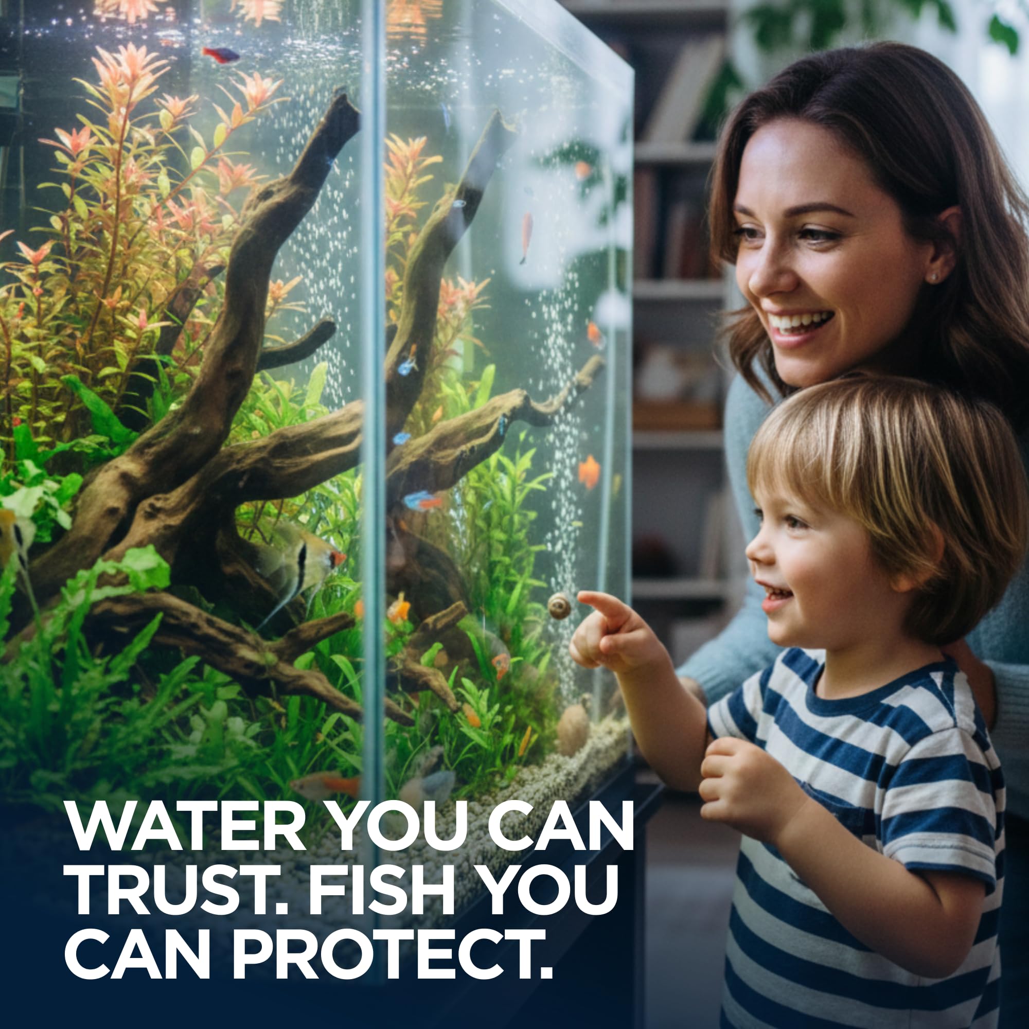 Aquatic Eden bandelette test dans un étang extérieur pour surveillance écologique