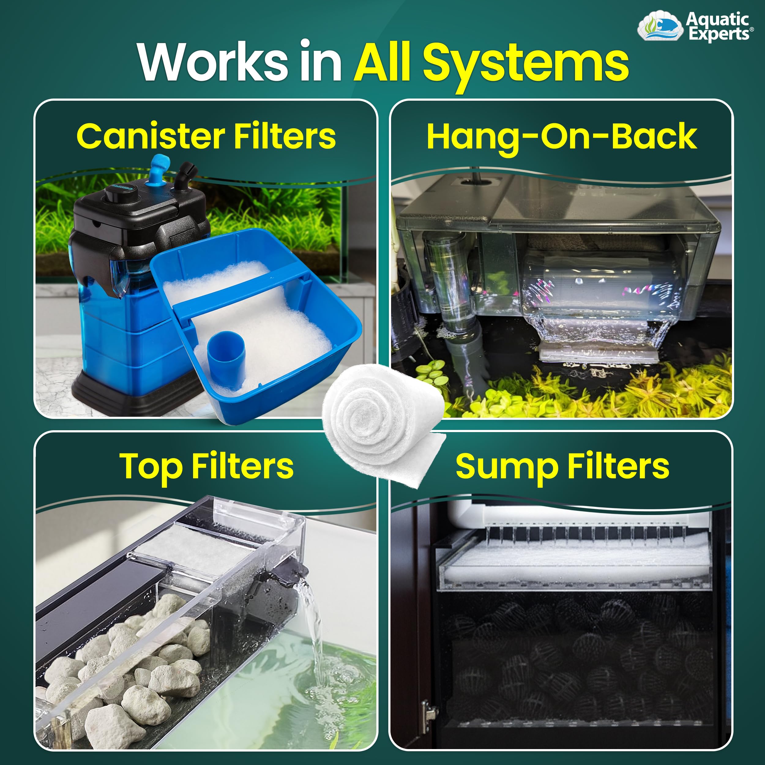 Aquatic Experts comparaison avant-après filtration, eau plus limpide