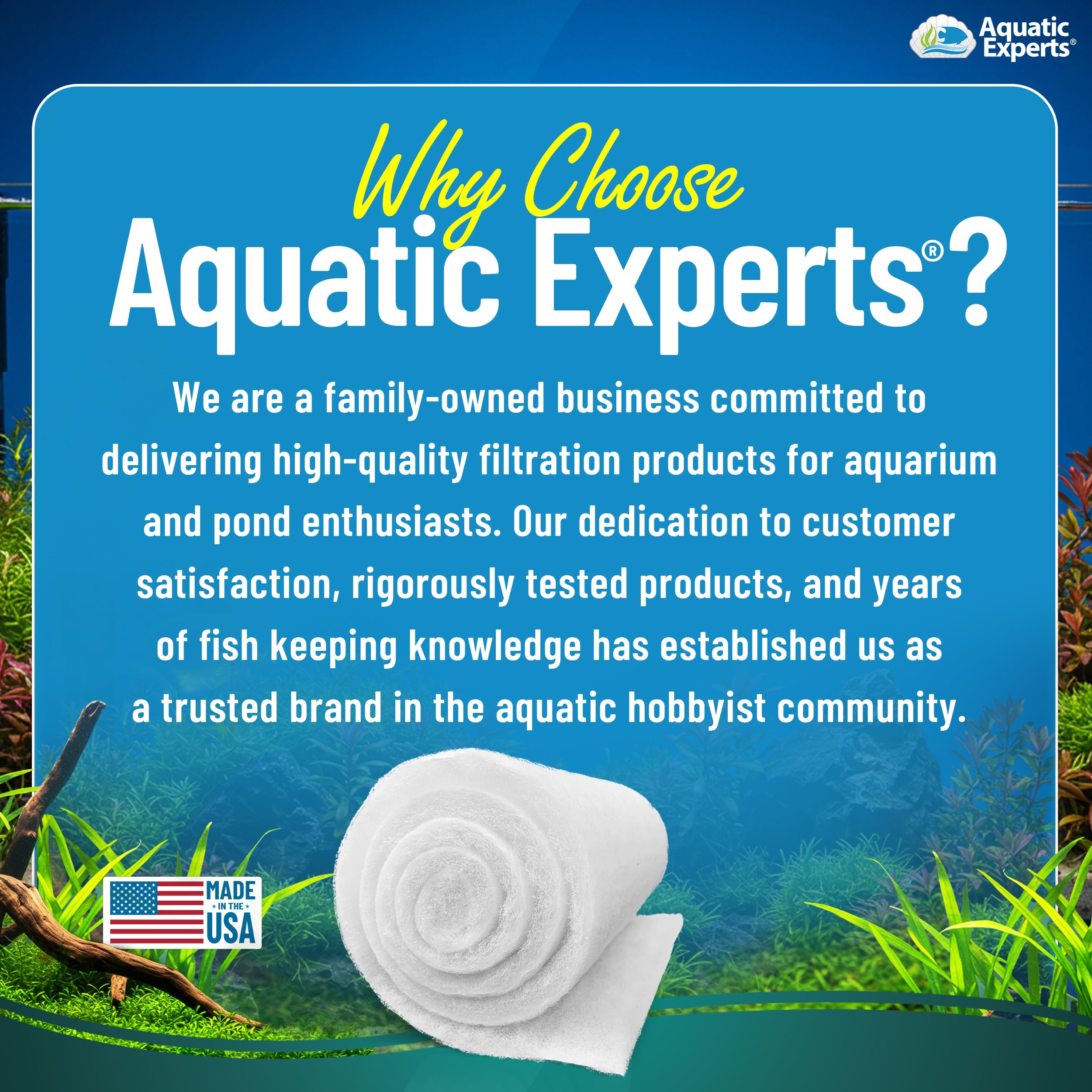 Aquatic Experts media installé dans un sump, performance modulable