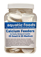 Aquatic Foods Inc. pot de disques coulants montrant emballage pour un stockage pratique