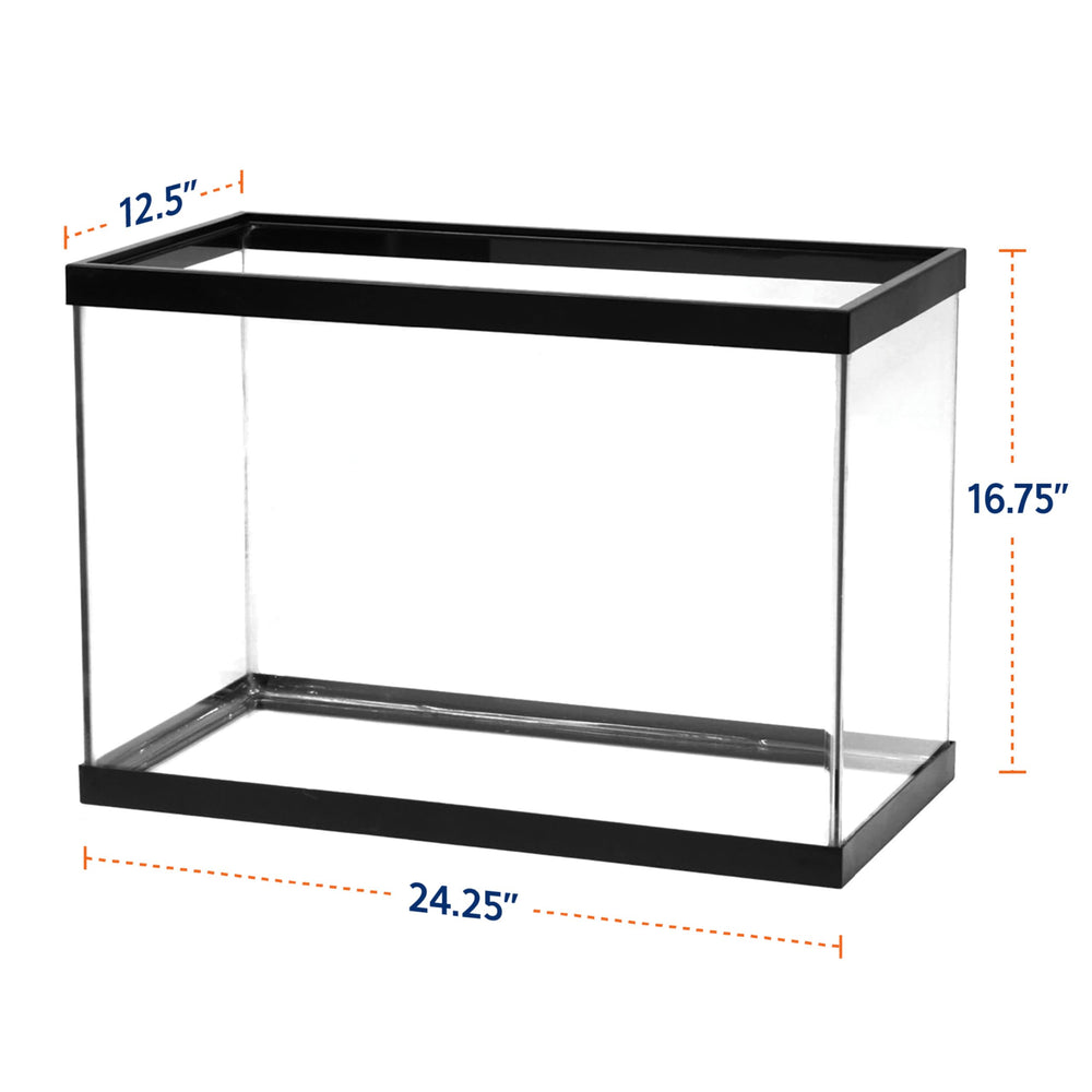 Aqueon aquarium installé dans salon démontrant intégration décorative