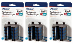 Aqueon cartouche vue de face montrant mousse dense et cadre rigide bénéfice eau claire