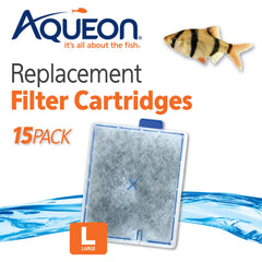 Aqueon détail ouate et charbon actif démontrant filtration mixte efficace