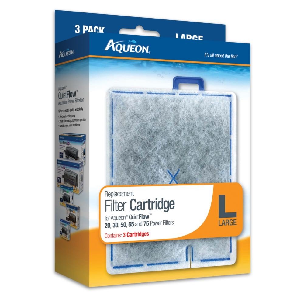 Aqueon cartouche large emballage avant montrant le pack et facilitant l'achat