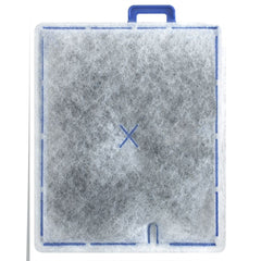 Aqueon gros plan sur flocage dense illustrant capture efficace des particules