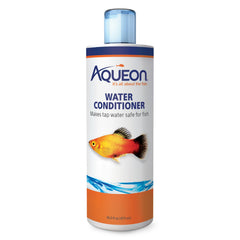 Aqueon bouteille face montrant l'étiquette claire et bénéfice de sécurité
