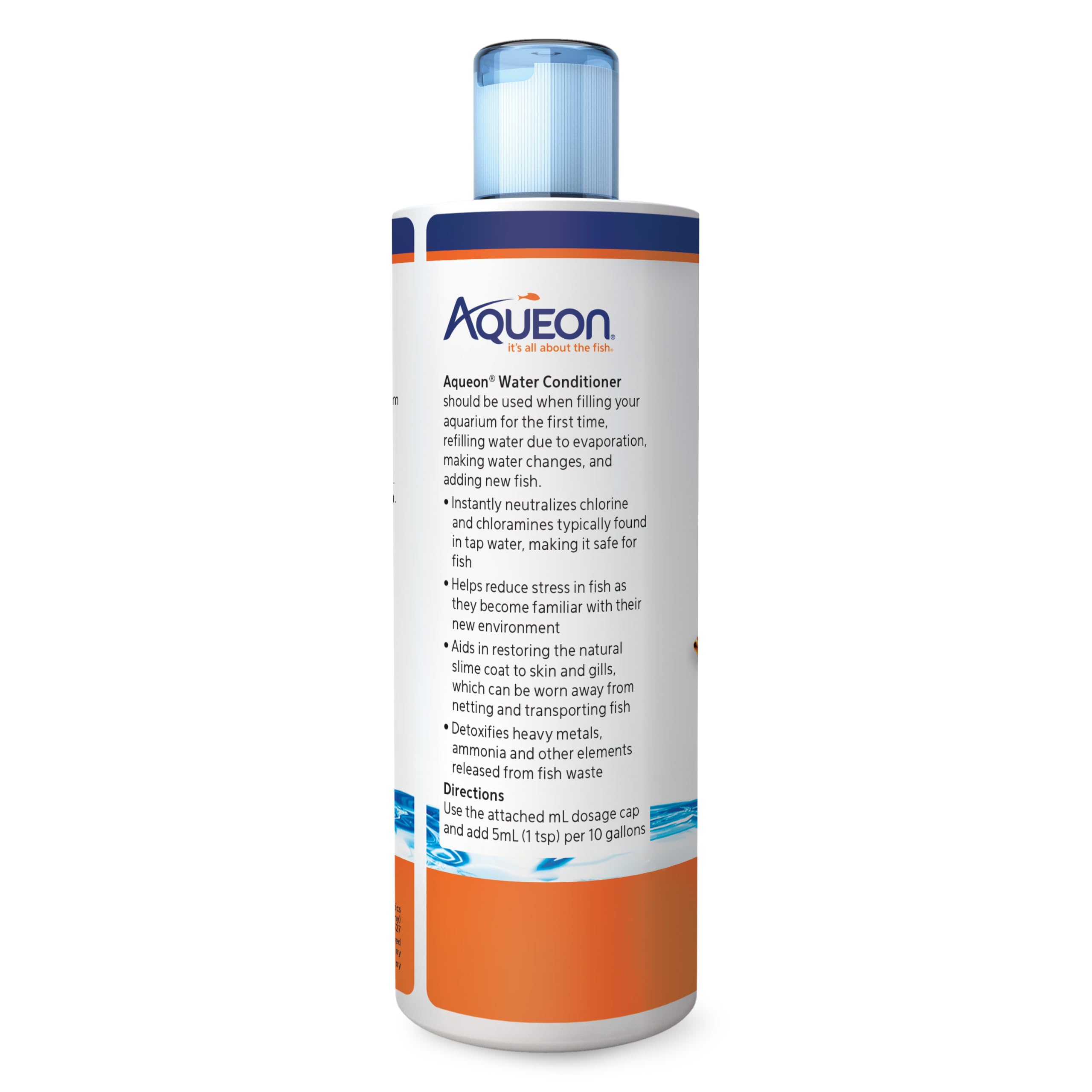 Aqueon emballage ouvert avec flacon et bouchon-doseur inclus