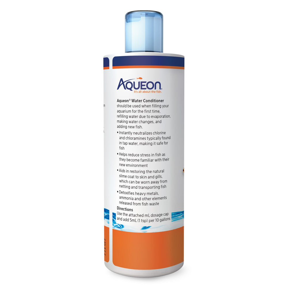 Aqueon emballage ouvert avec flacon et bouchon-doseur inclus