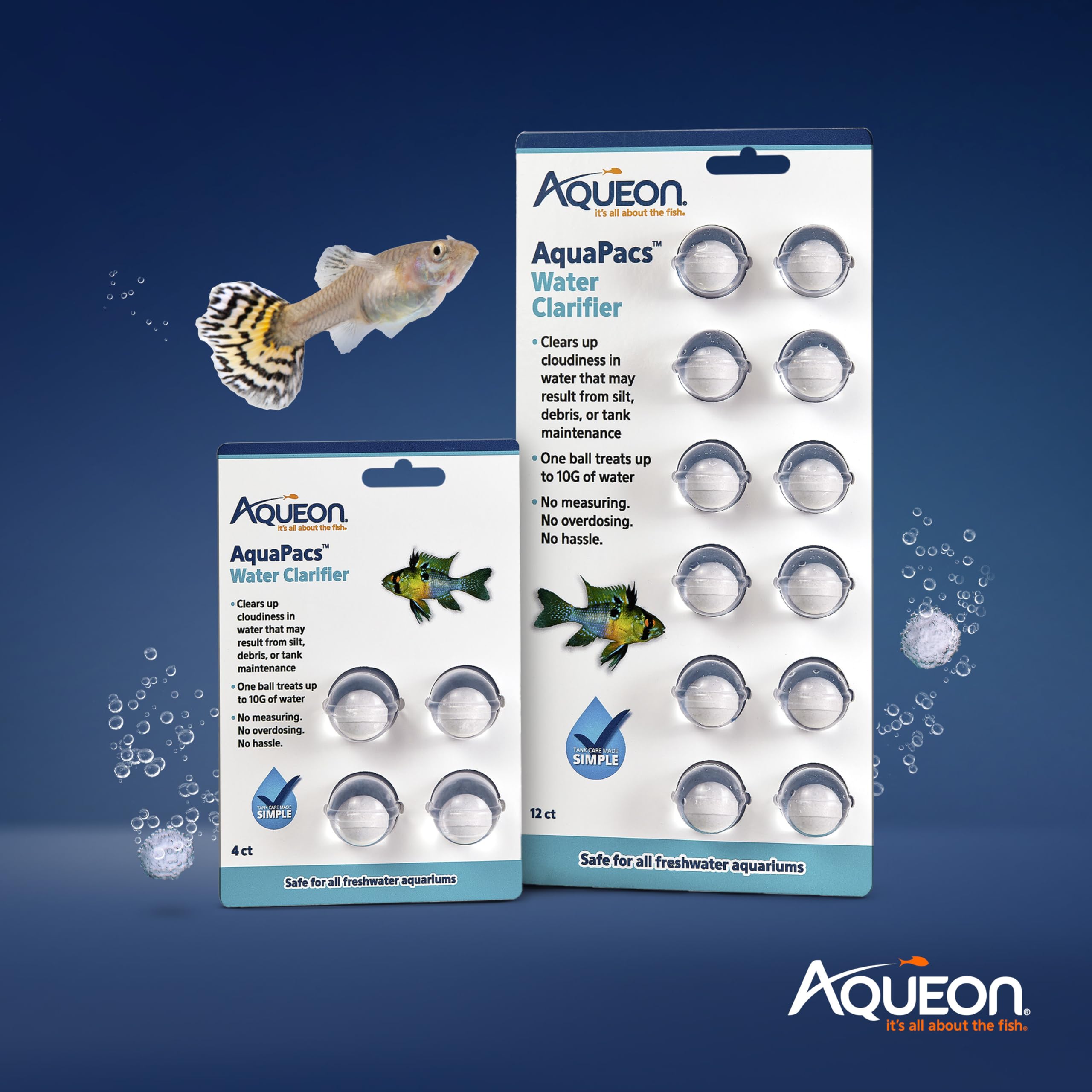 Aqueon emballage individuel mettant en avant absence de mesure nécessaire