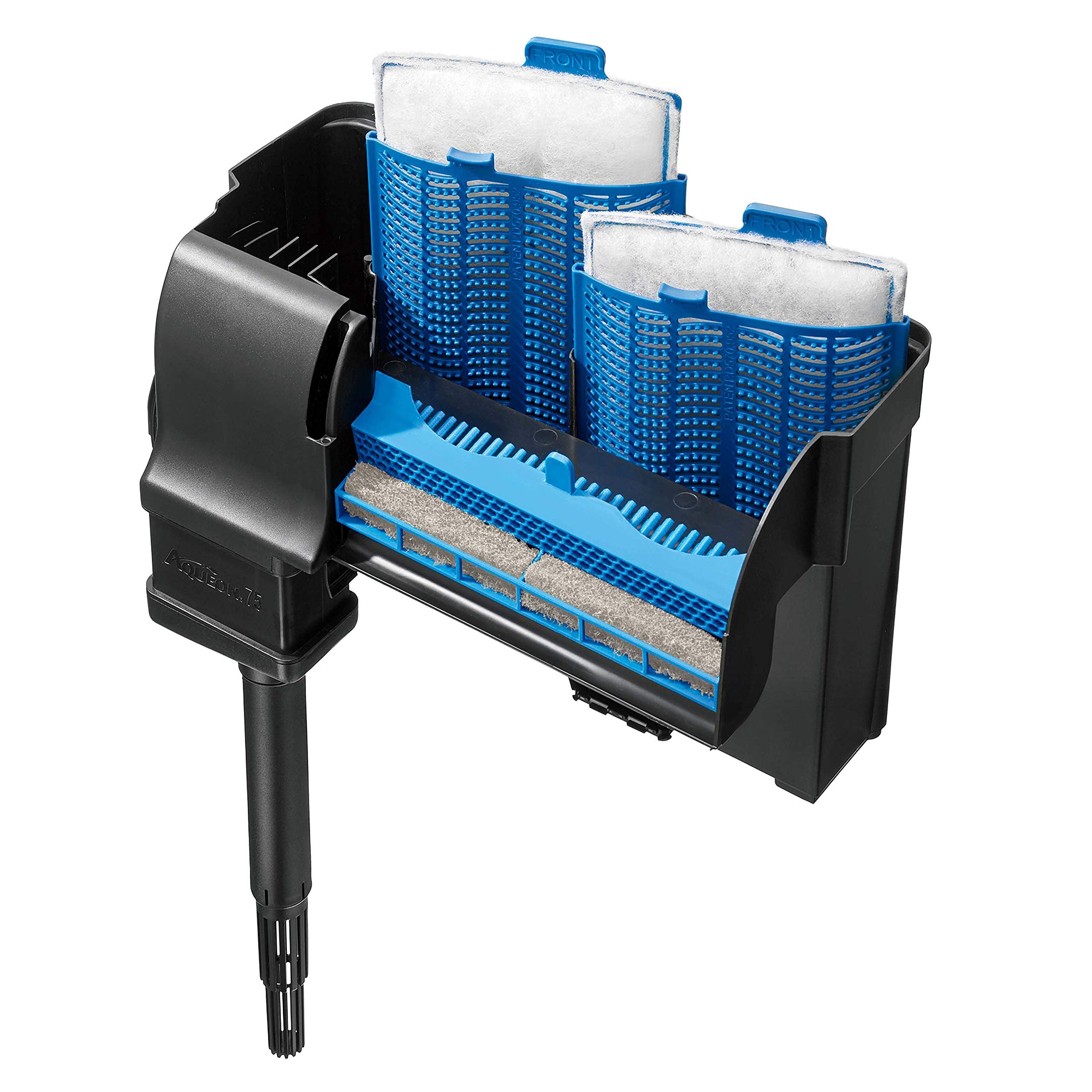 Aqueon onglet FRONT facilitant installation correcte