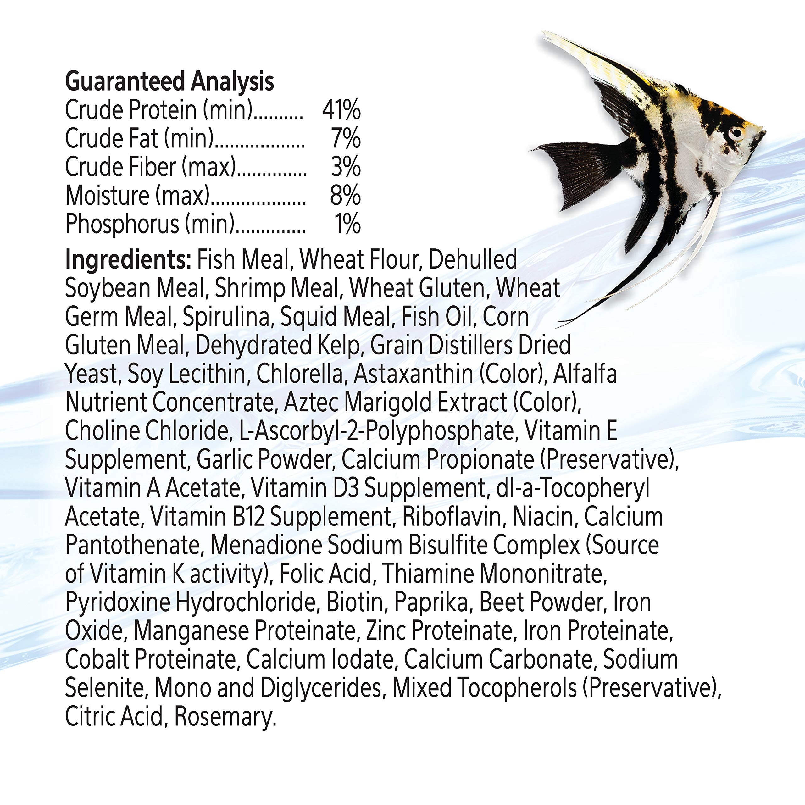 Aqueon poissons tropicaux consommant flocons, stimule couleur et activité