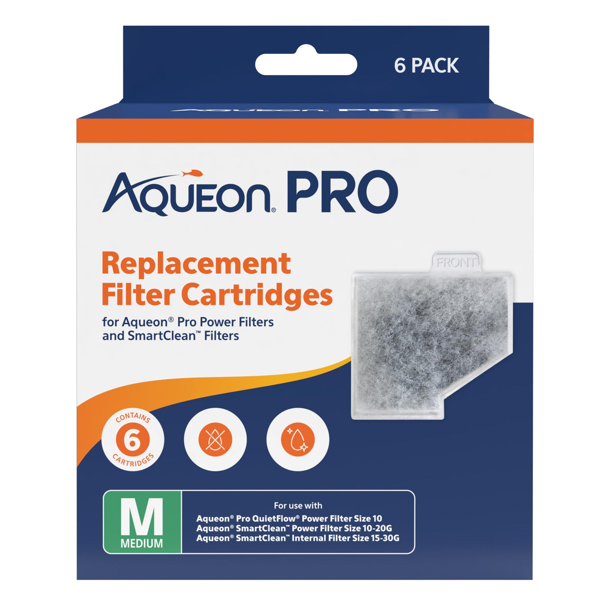 Aqueon cartouche medium avant emballage pour remplacement facile