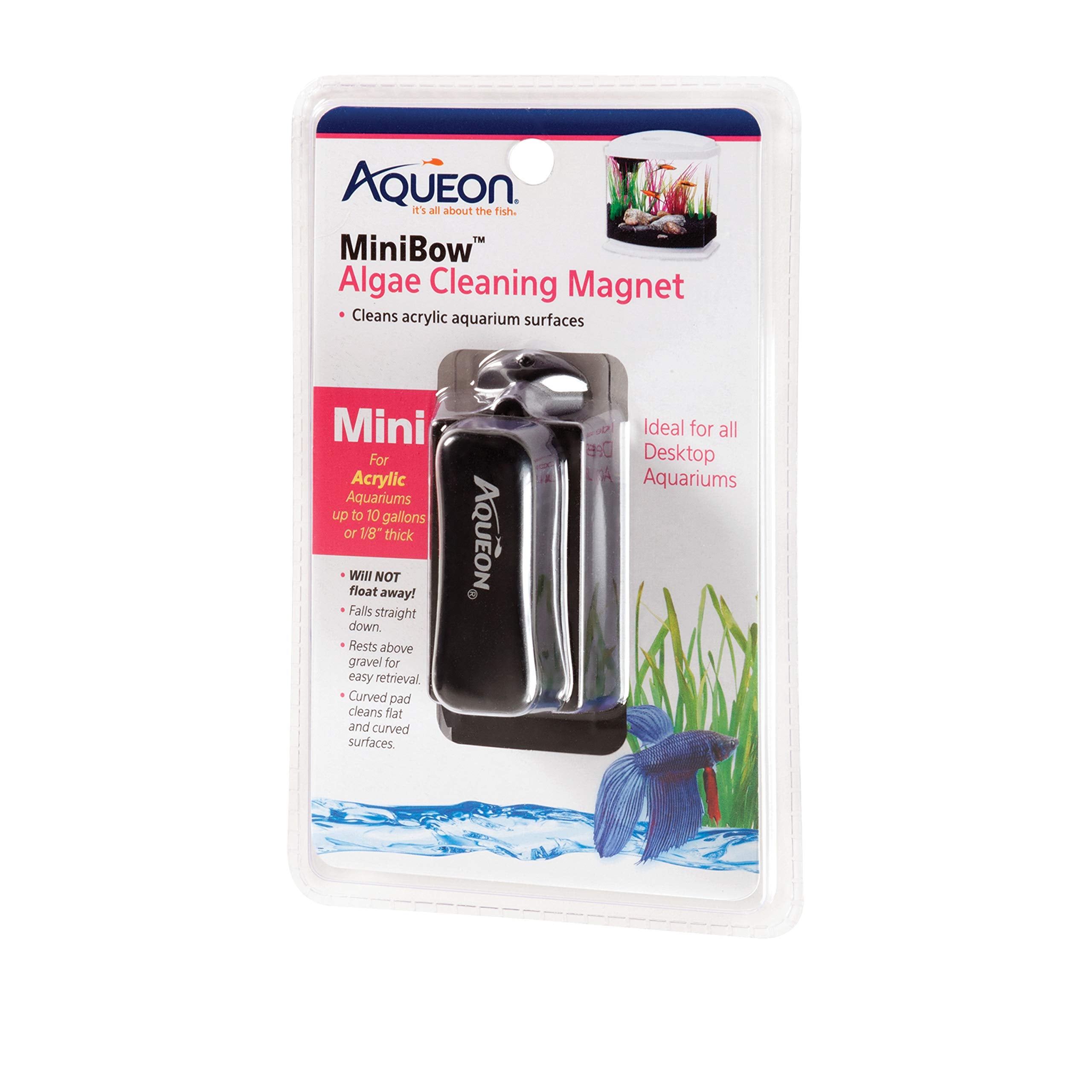 Aqueon raclette avant montrant design et maniabilité pour nettoyage rapide