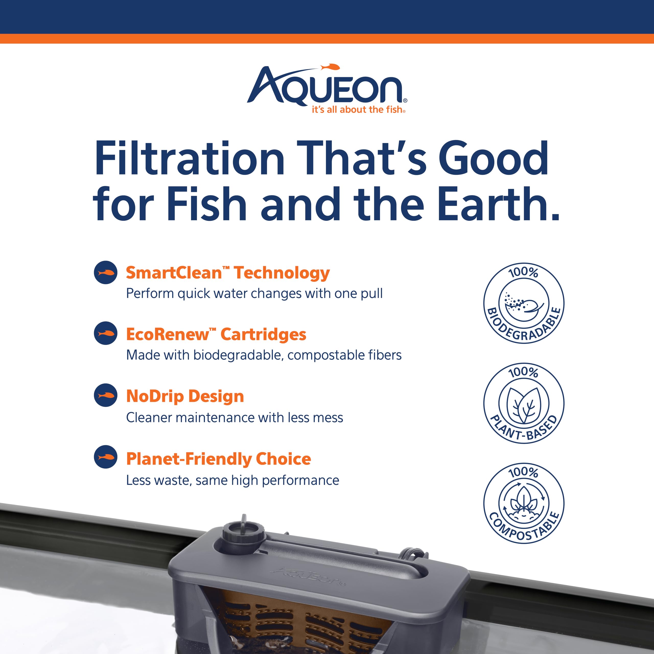 Aqueon intérieur avec poissons et plantes, habitat sain et visuel attractif