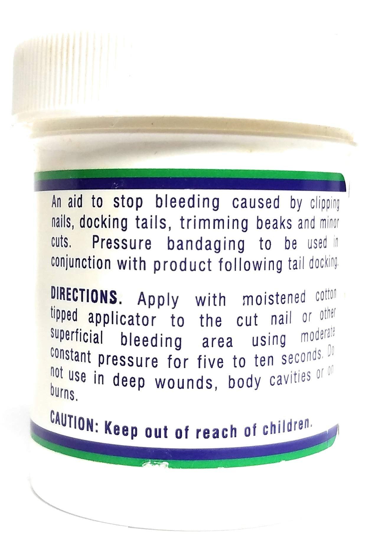 Arc Laboratories Kwik-Stop poudre gros plan illustrant la texture facile à appliquer