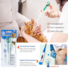 ARCA PET contenu étalé montrant plus de 100 pièces pour premiers secours animaux