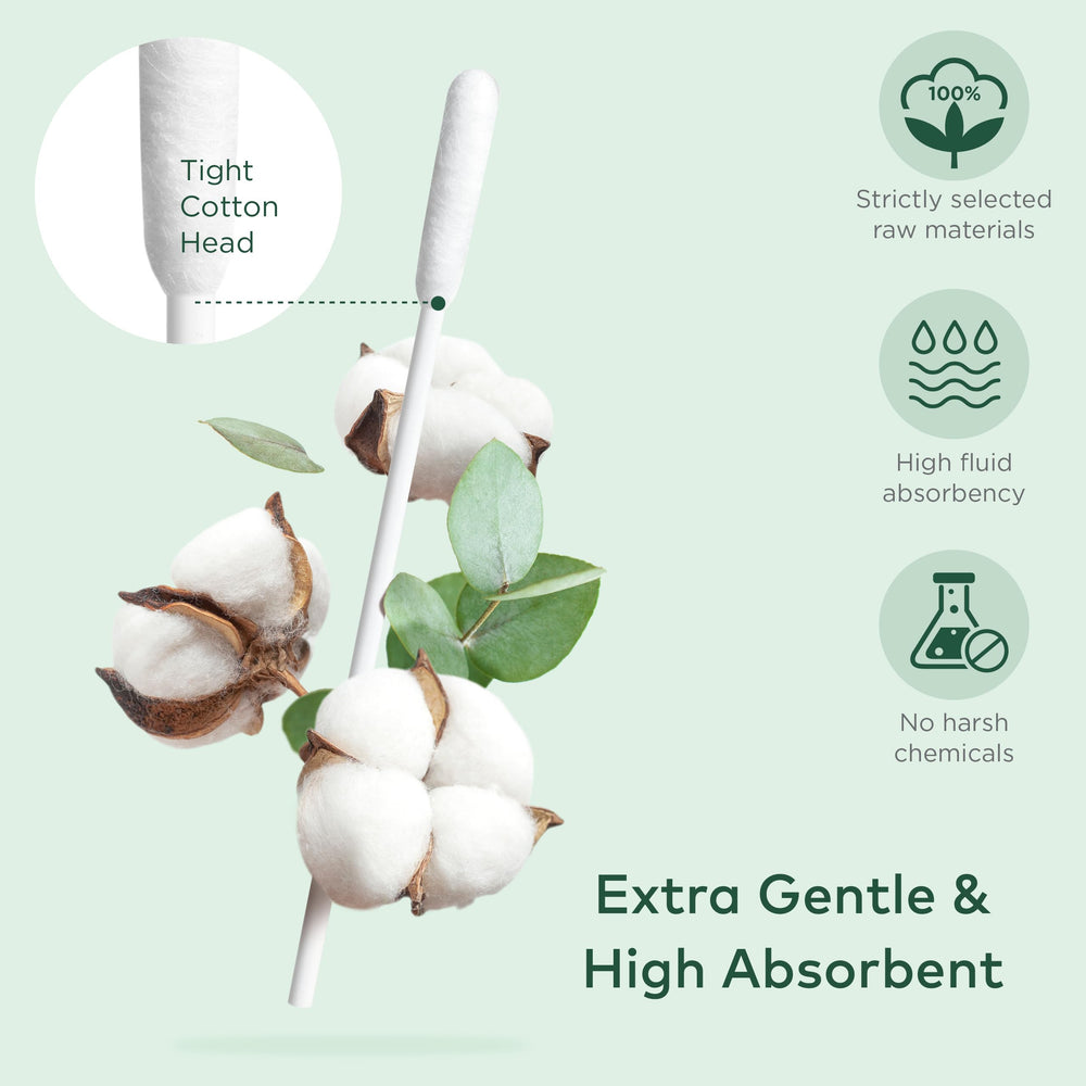 ARCA PET tête de coton serrée et douce, absorption optimale