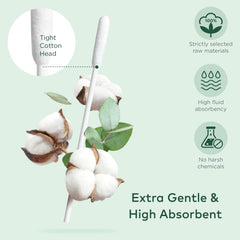 ARCA PET tête de coton serrée et douce, absorption optimale