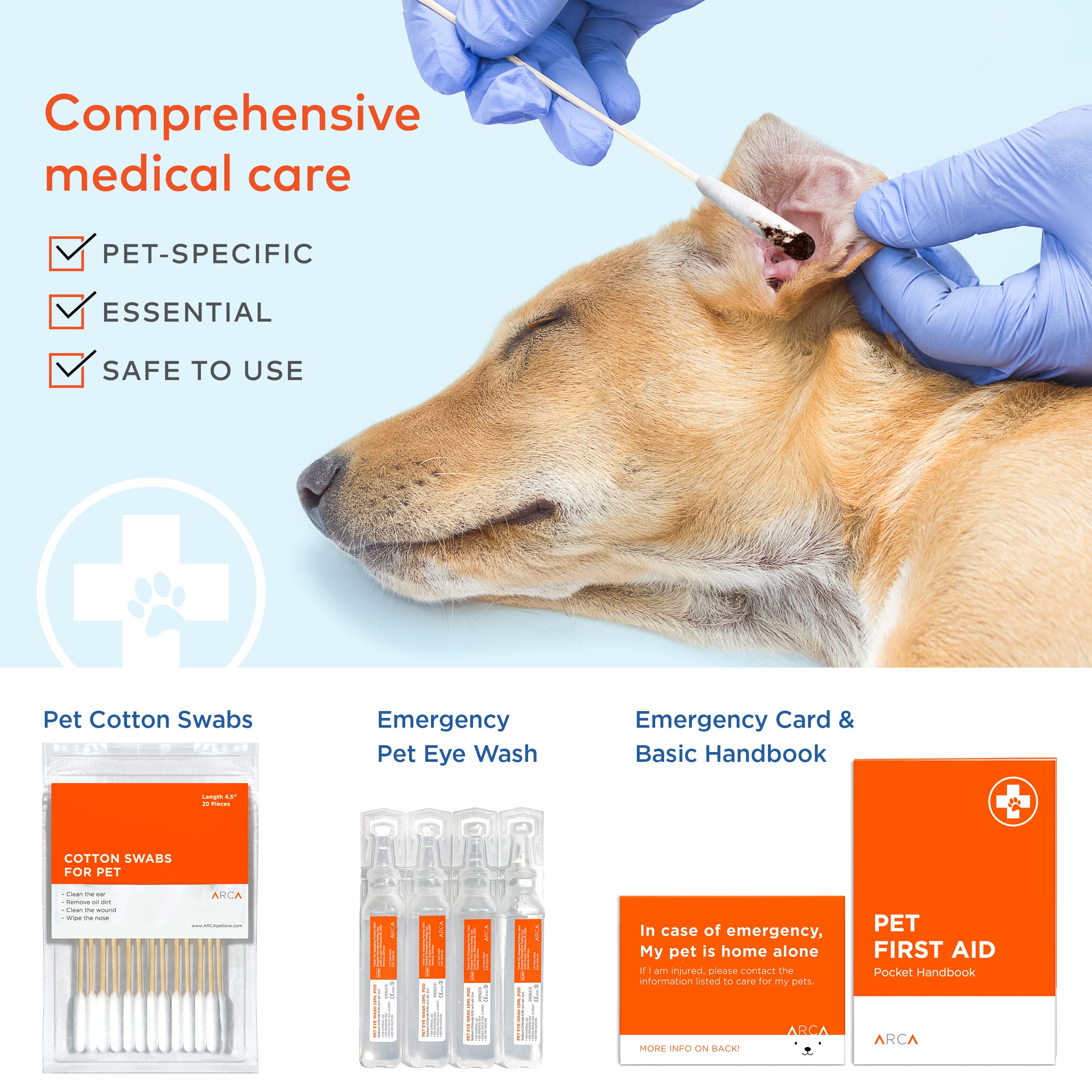 ARCA PET trousse en usage lors d'une randonnée pour sécurité du chien