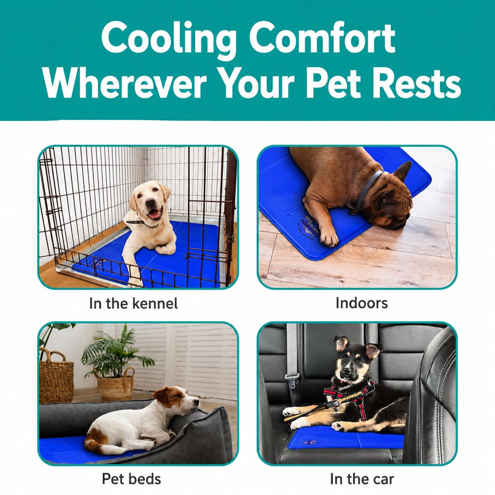 Arf Pets tapis placé dans une caisse offrant confort et régulation thermique