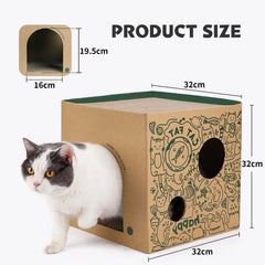 ARGOPET entrée spacieuse avec comparaison taille pour chats corpulents