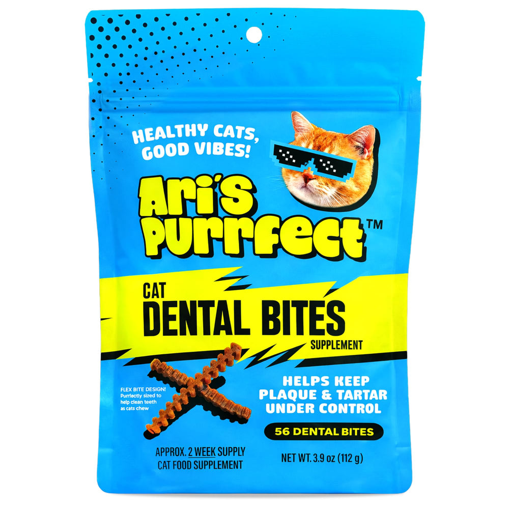 ARI'S PURRFECT emballage avant montrant format pratique et bénéfice hygiène