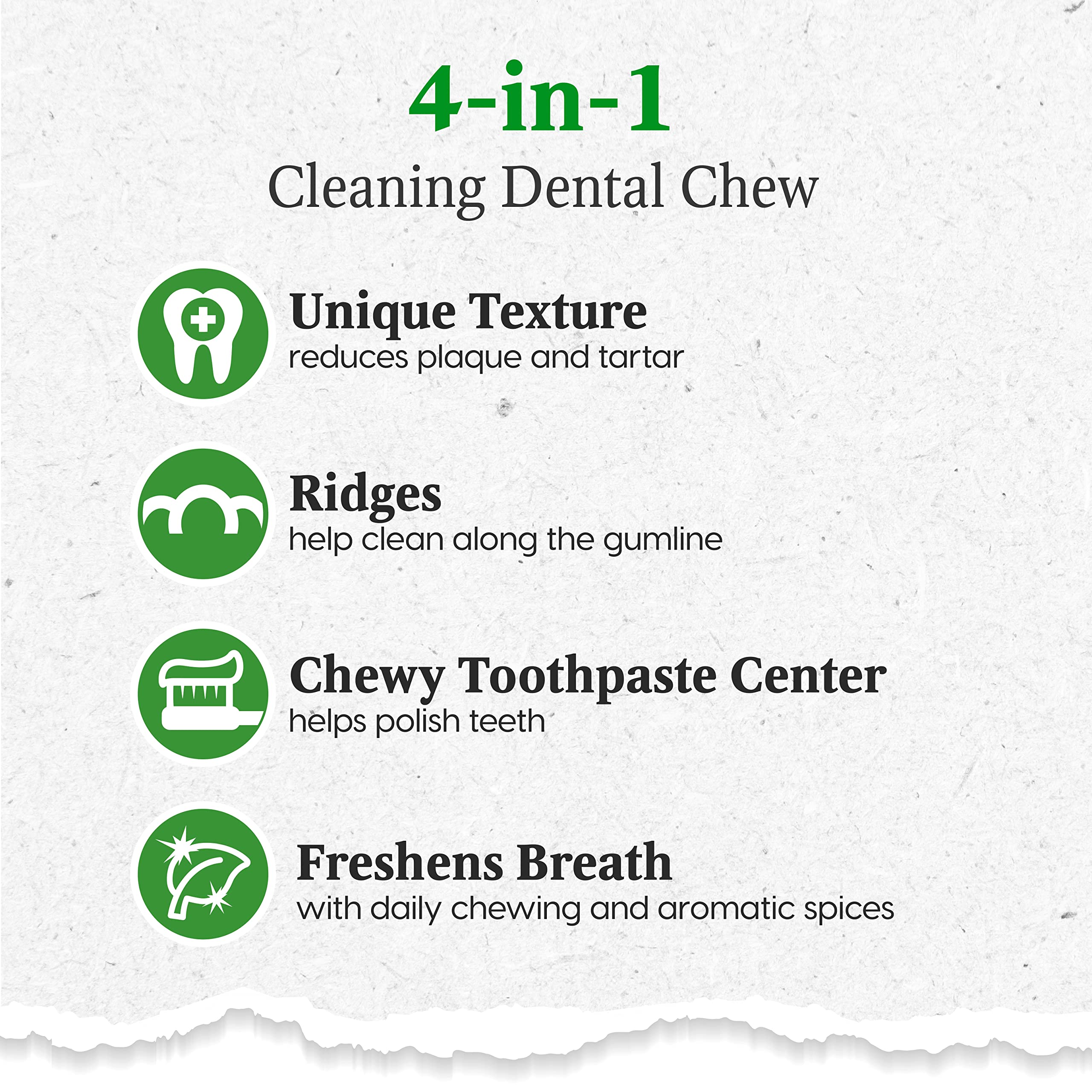 Ark Naturals chew en usage sur chien favorisant mastication saine