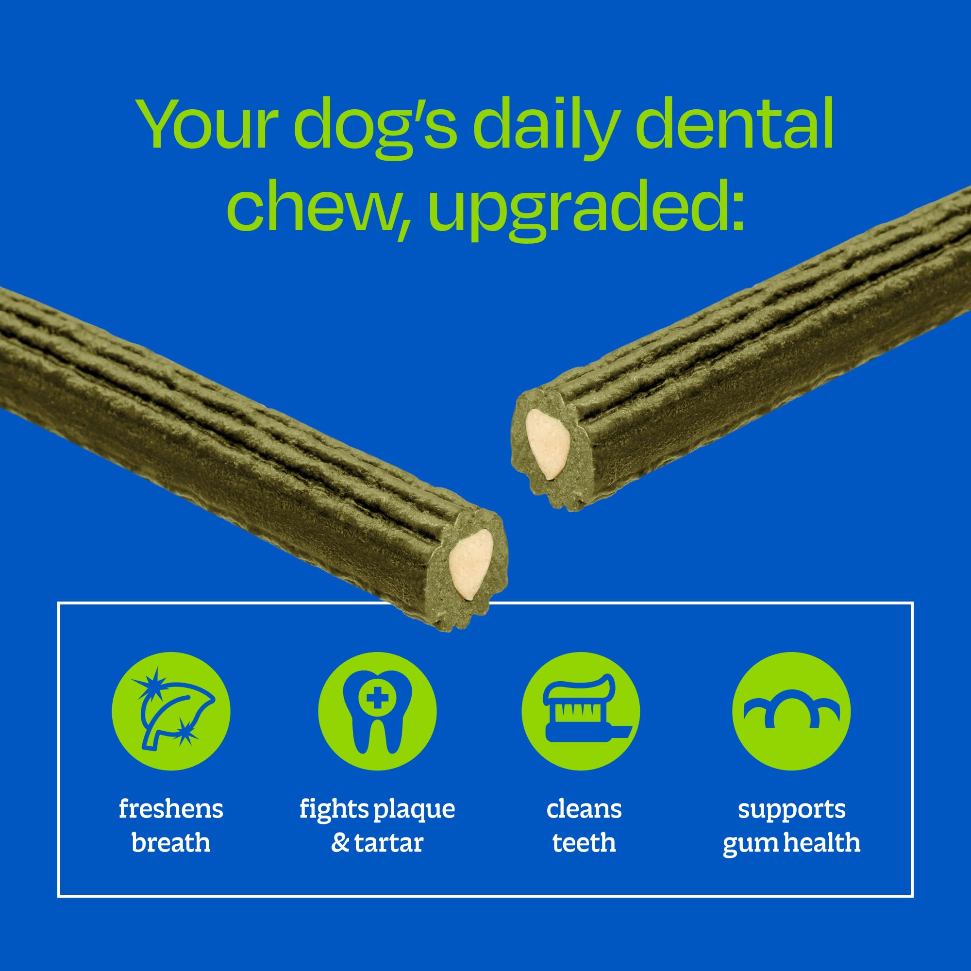 ARK NATURALS chien mâchant la friandise pour soins bucco-dentaires