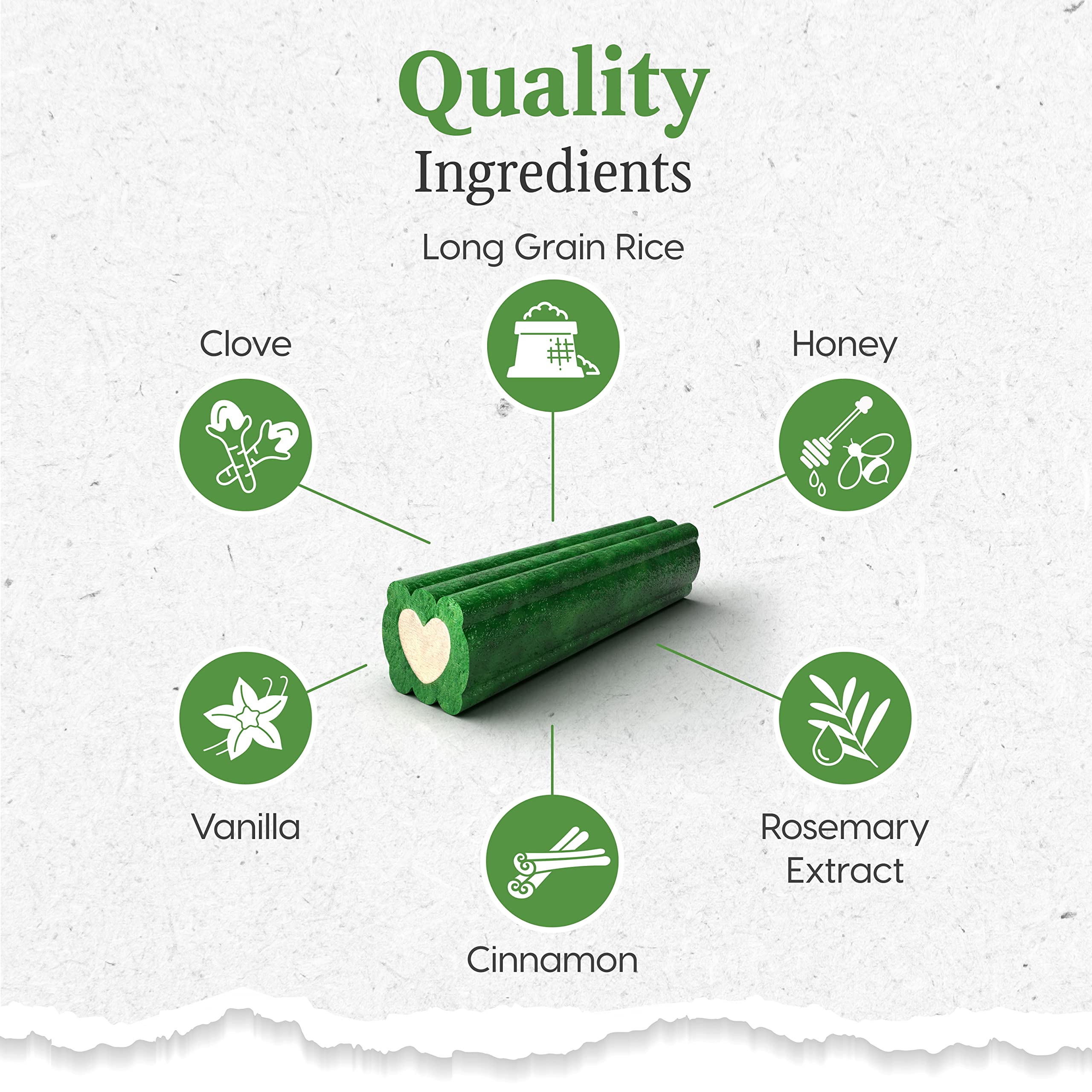 Ark Naturals comparaison taille dans la main indiquant portion adaptée