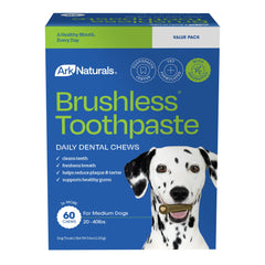 Ark Naturals emballage avant montrant 60 unités et bénéfice hygiène dentaire