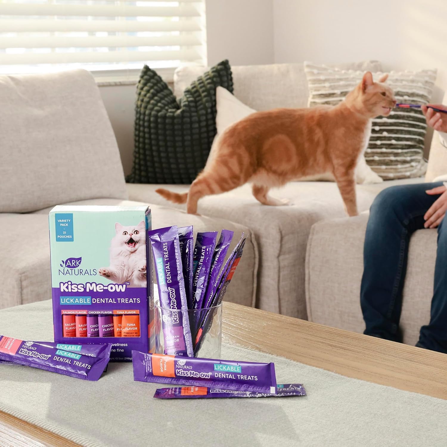 ARK NATURALS pack de 2 saveurs en mise en scène pour varier les préférences du chat